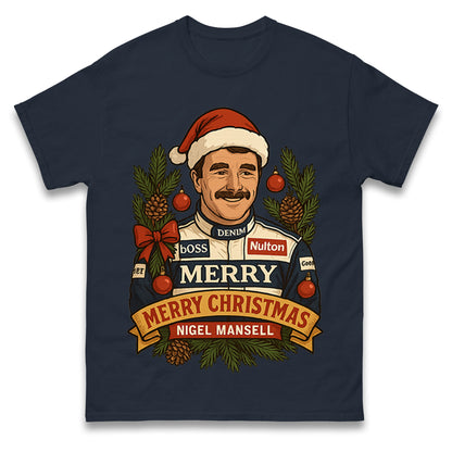 Nigel Mansell Christmas T Shirt