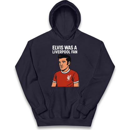 Elvis Presley Liverpool Football Kids Hoodie