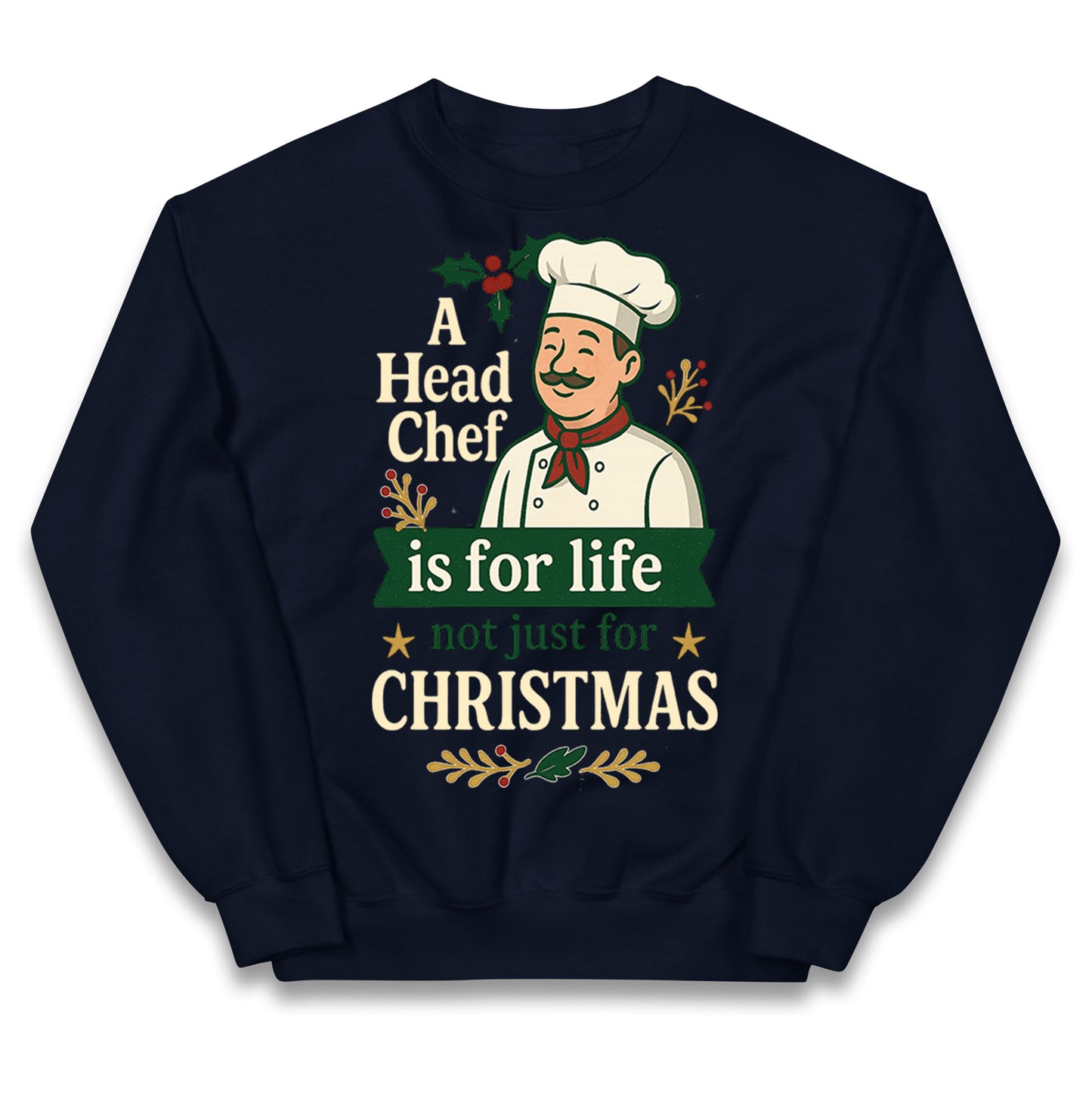 Head Chef Christmas Kids Jumper