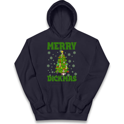 Merry Dickmas Funny Christmas Hoodie