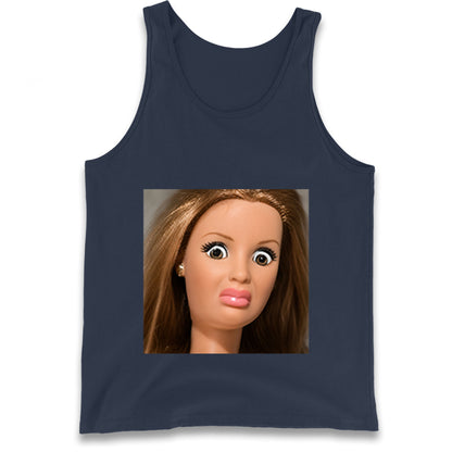 Distressed Doll Face Meme Tank Top