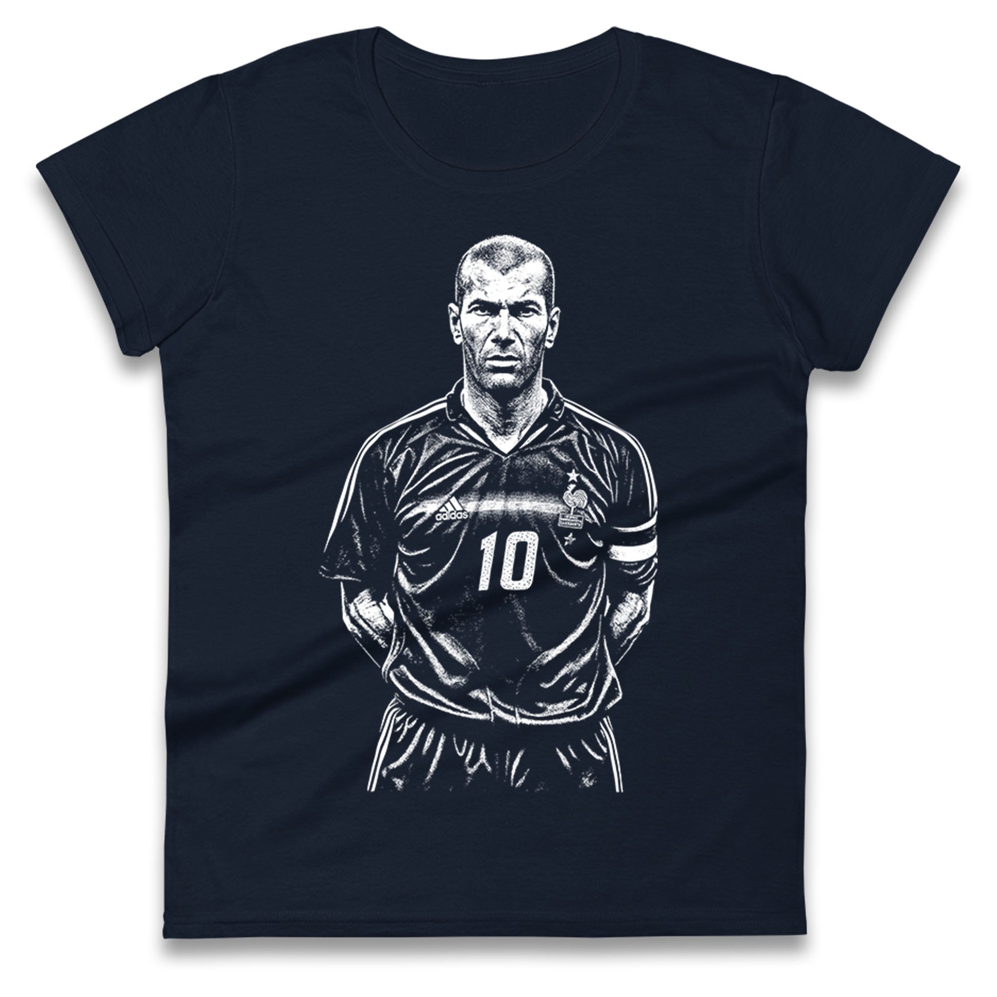 Zidane France 10 Ladies T Shirt