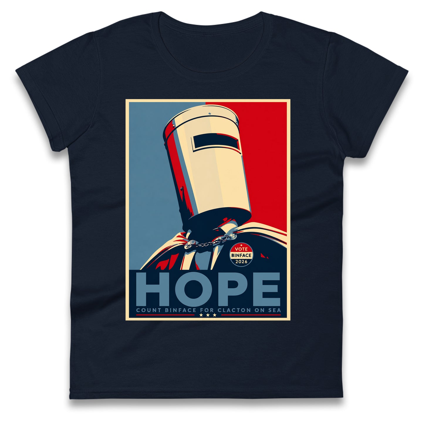 Count Binface Ladies T Shirt