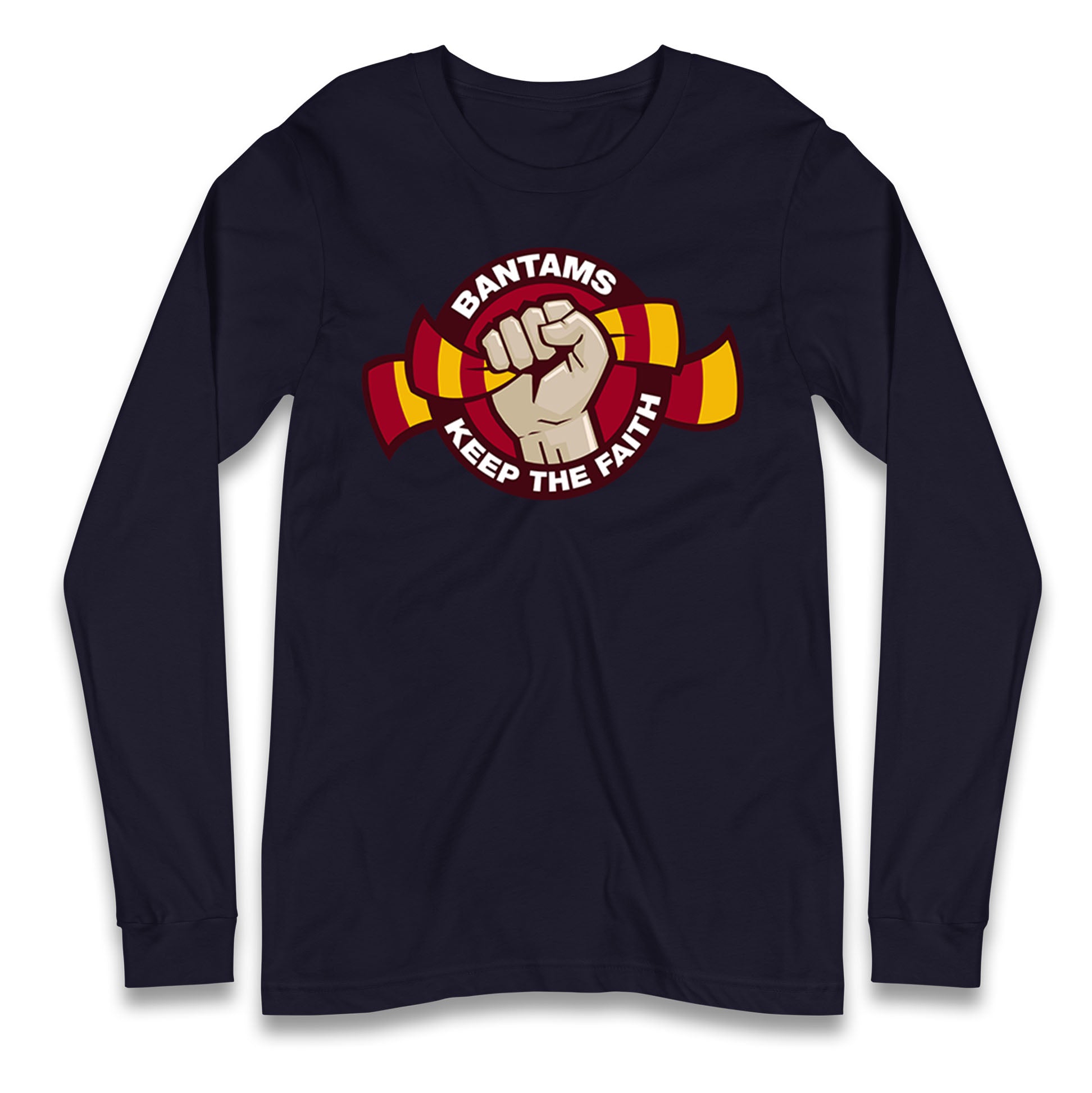 Bradford City Football Longsleeve T Shirt