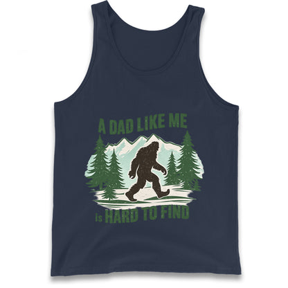 Retro Funny Bigfoot Dad Tank Top