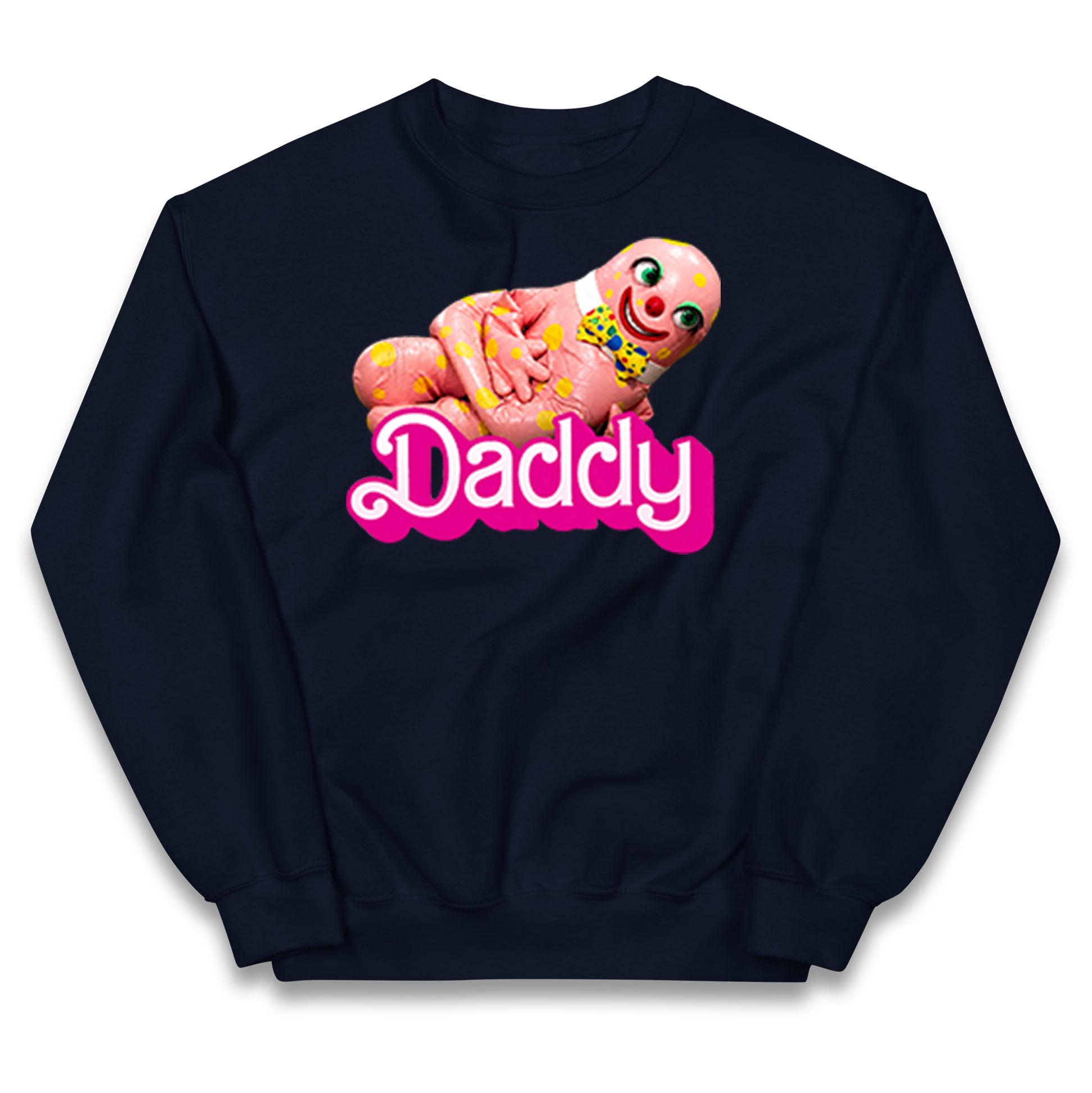 Funny Mr Blobby Daddy 90s Retro Kids Jumper