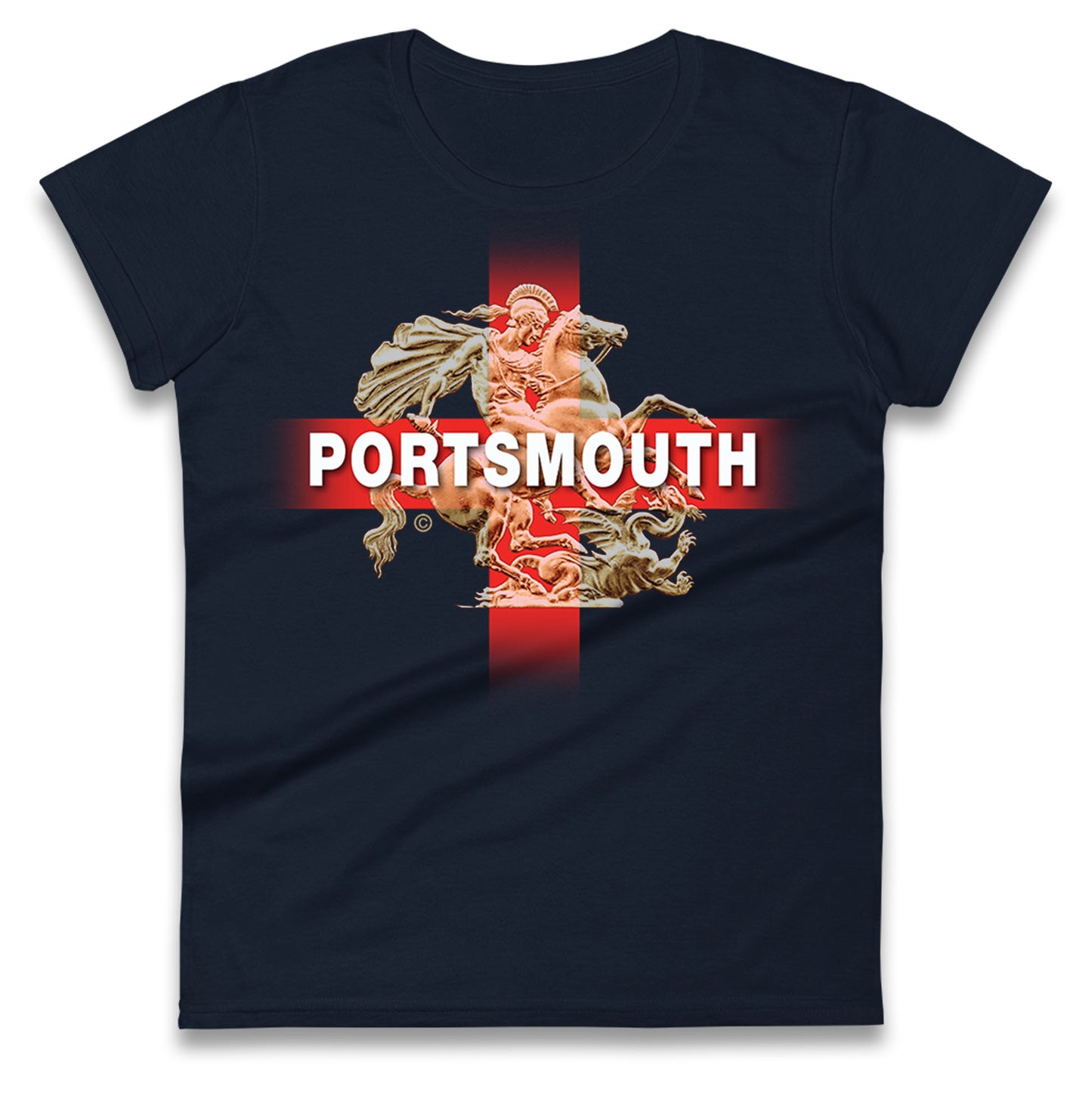 Portsmouth St George & The Dragon Womens Tee Top