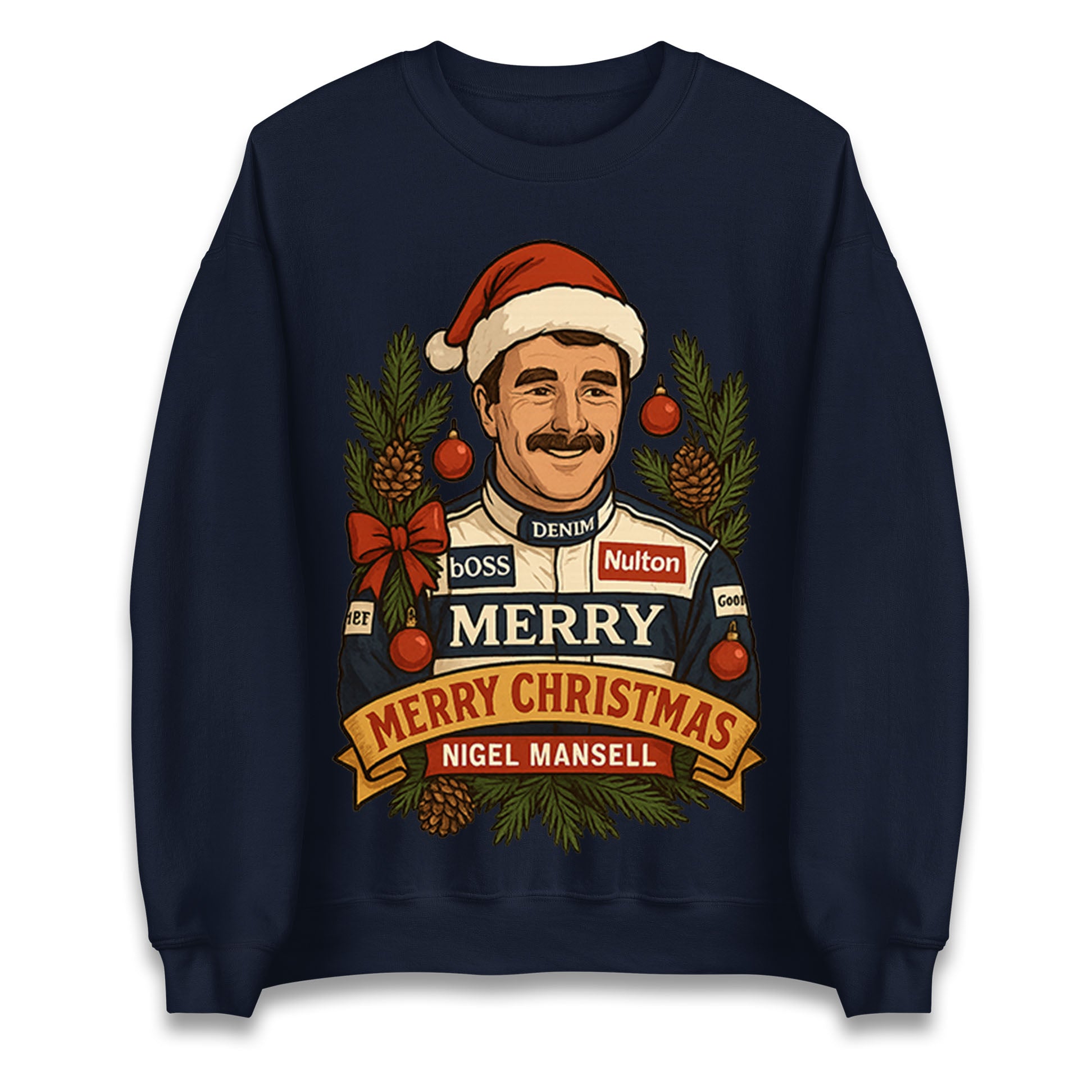 Nigel Mansell Christmas Jumper