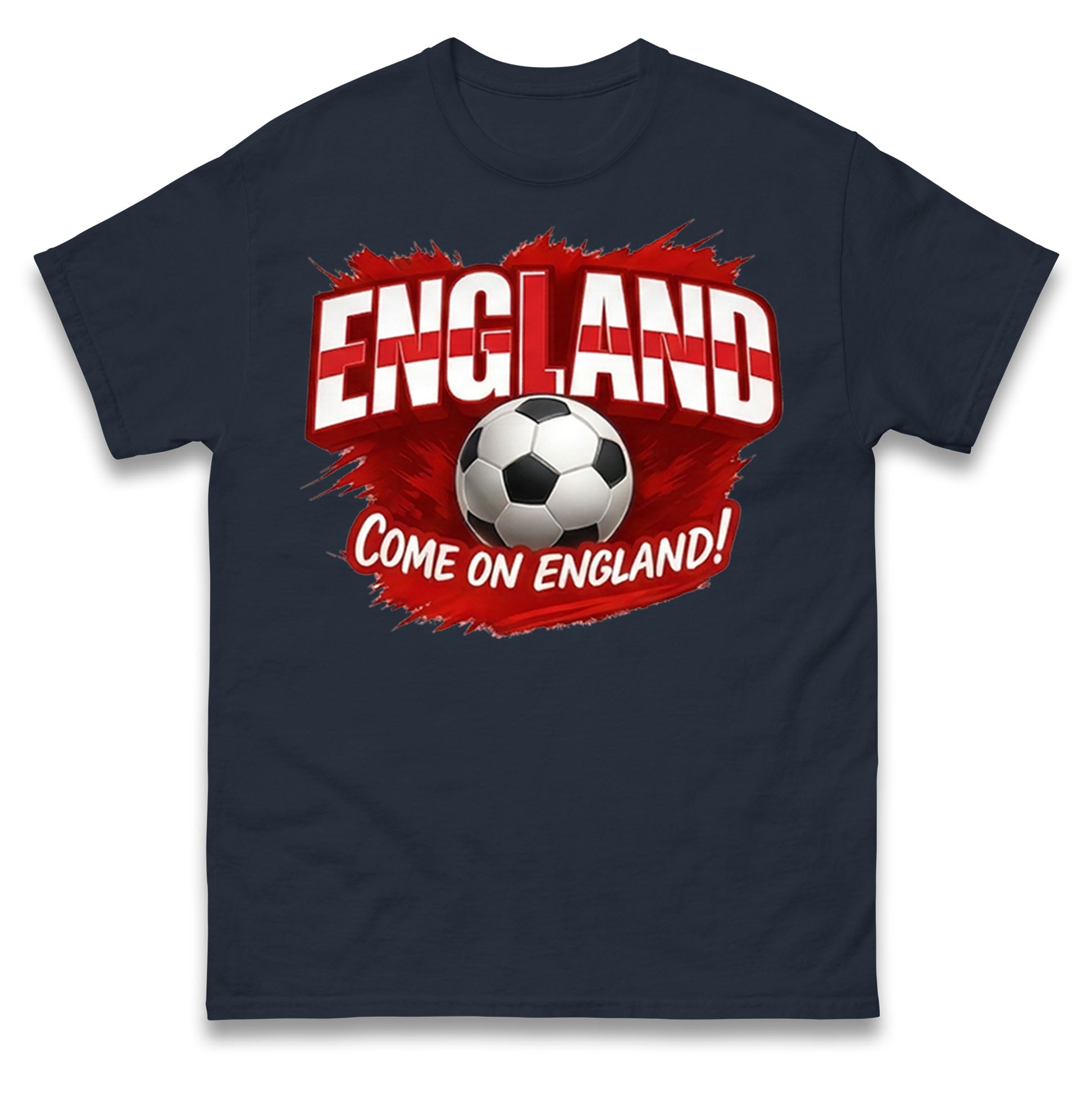 England Retro World Cup T Shirt