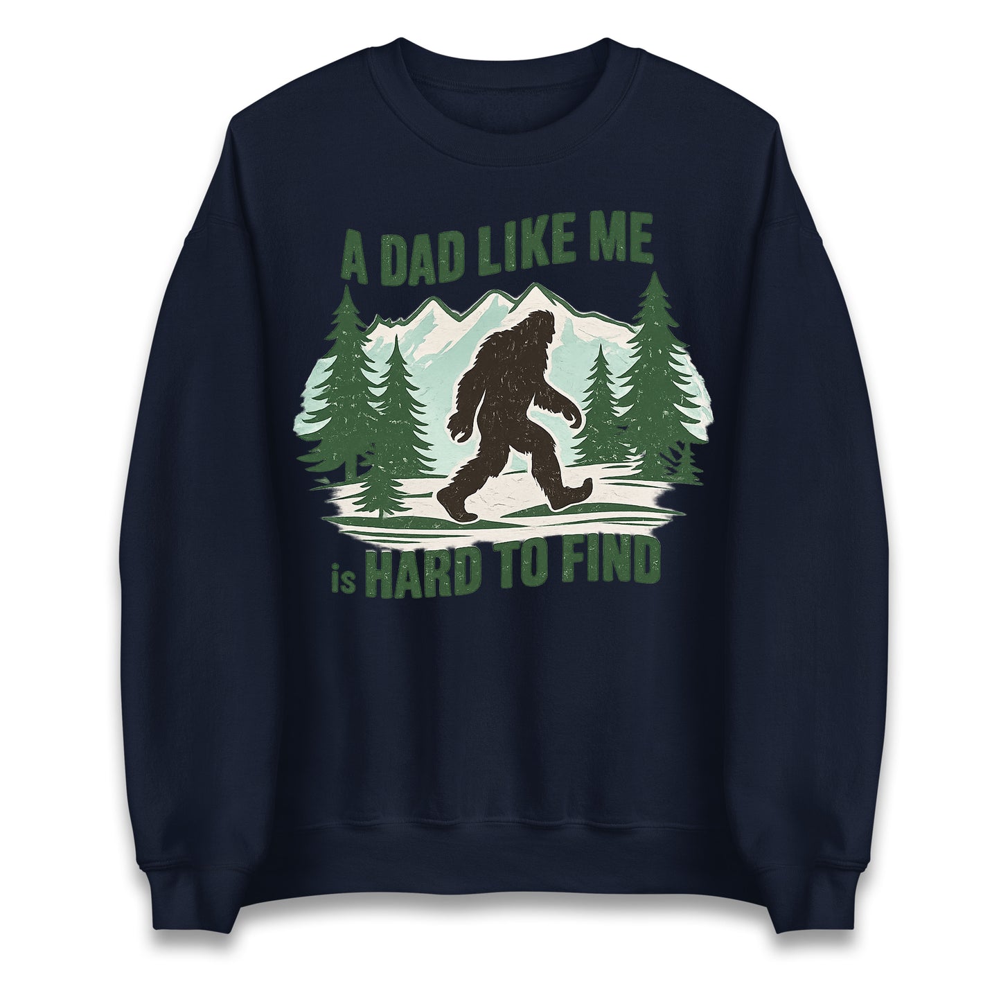 Retro Funny Bigfoot Dad Jumper