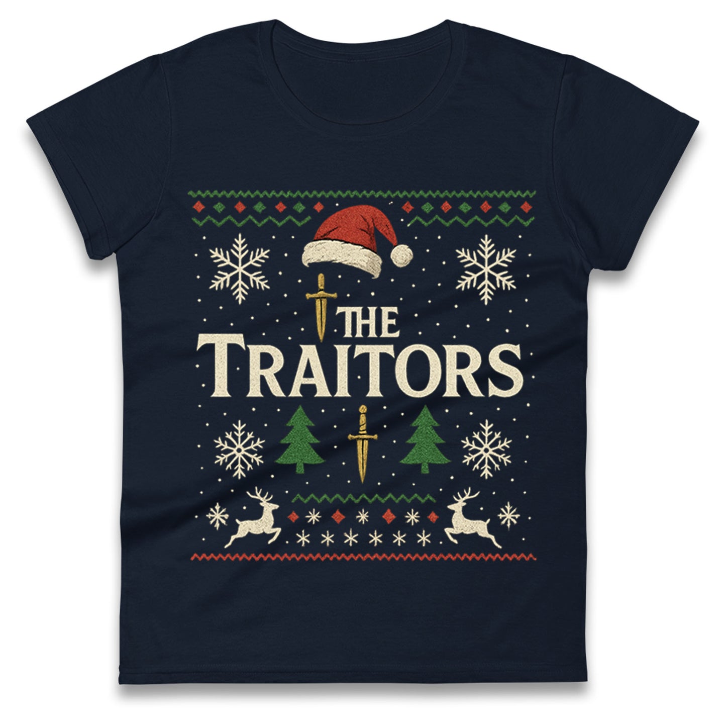 The Traitors Christmas Ladies T Shirt