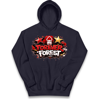 Forever Forest Football Kids Hoodie