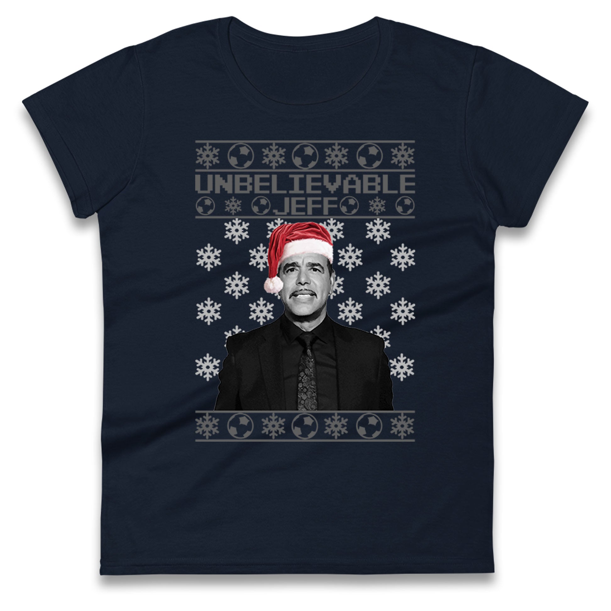 chris kamara christmas womens t shirt