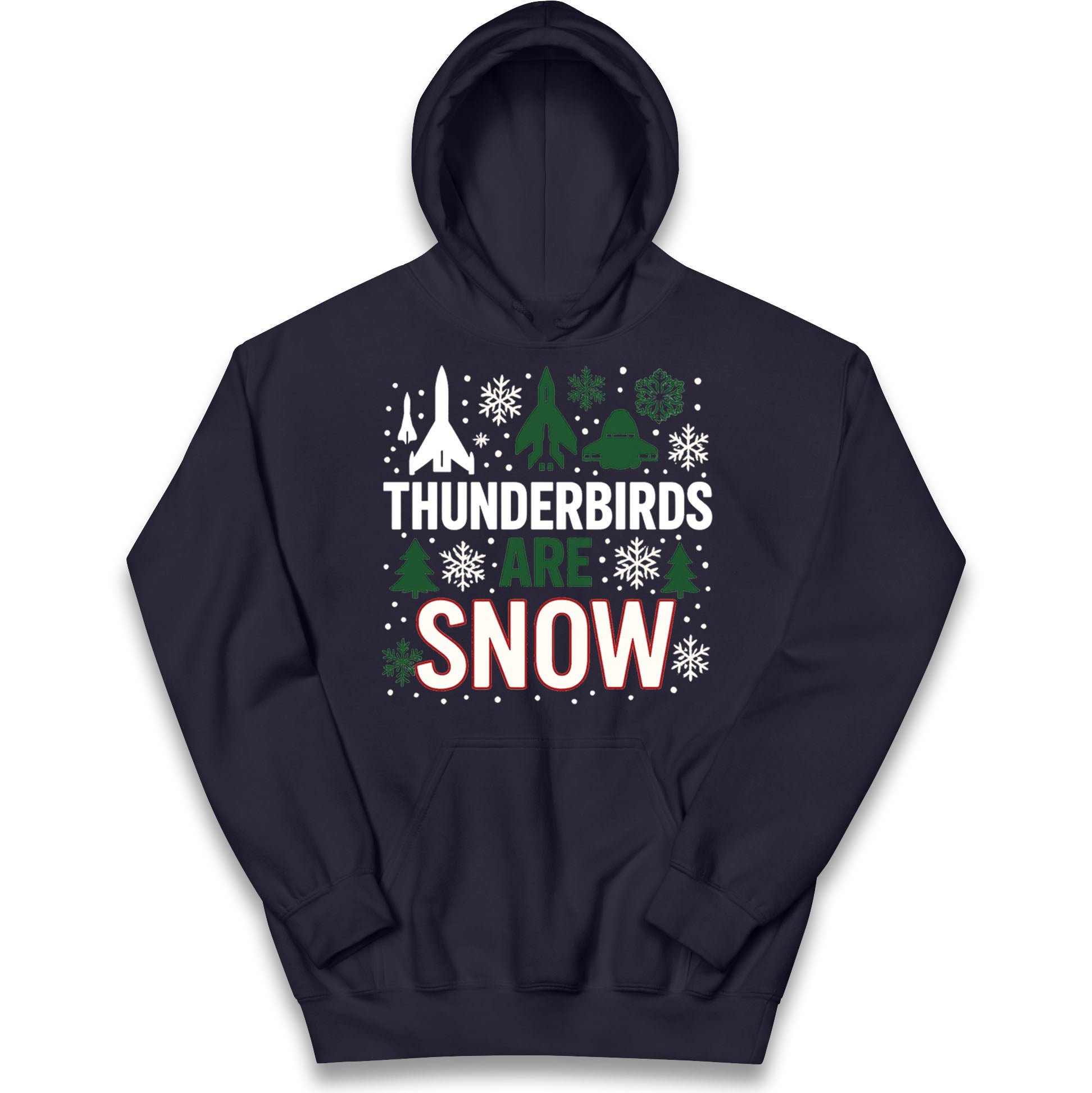 Thunderbirds Christmas Kids Hoodie