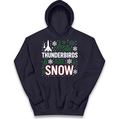 Thunderbirds Christmas Kids Hoodie