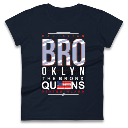 Brooklyn New York State Ladies T Shirt