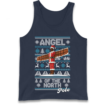 Angel Of The North Pole Christmas Tank Top