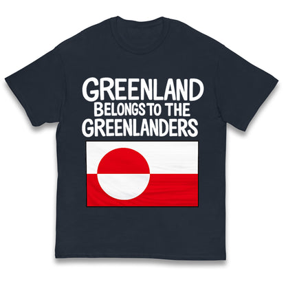 Greenland Belongs To The Greenlanders Kids T Shirt