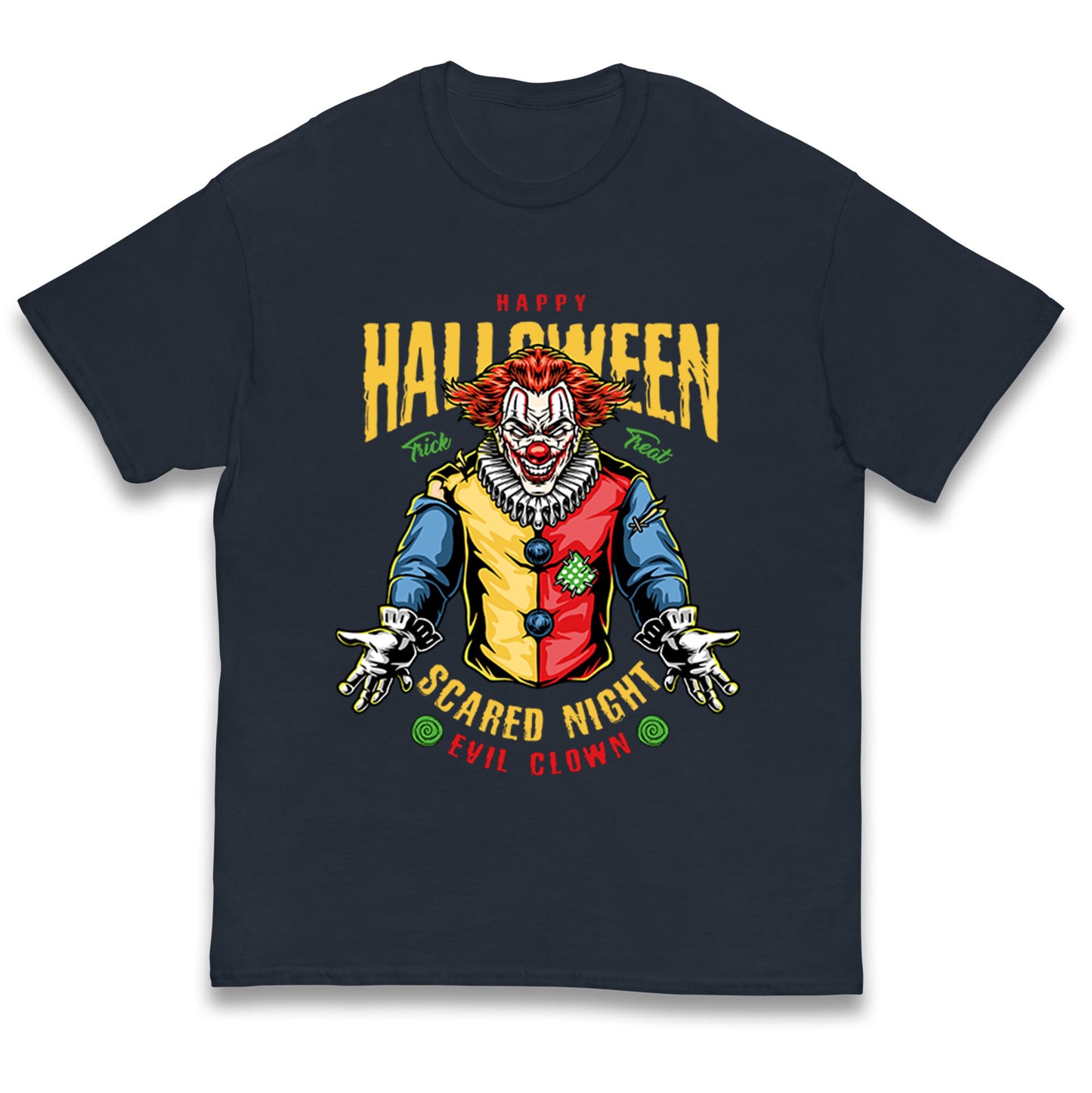 Halloween Clown Kids T Shirt