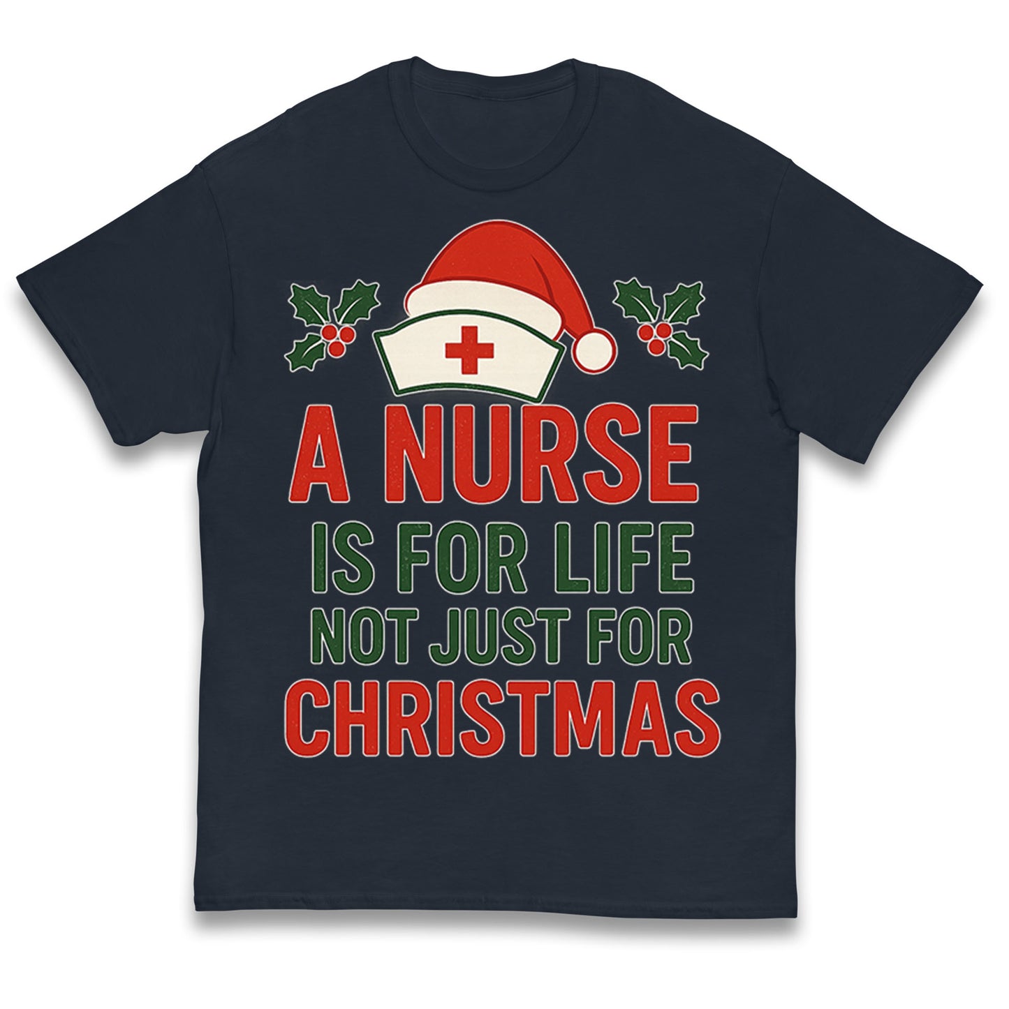 Nursing Christmas Kids T Shirt