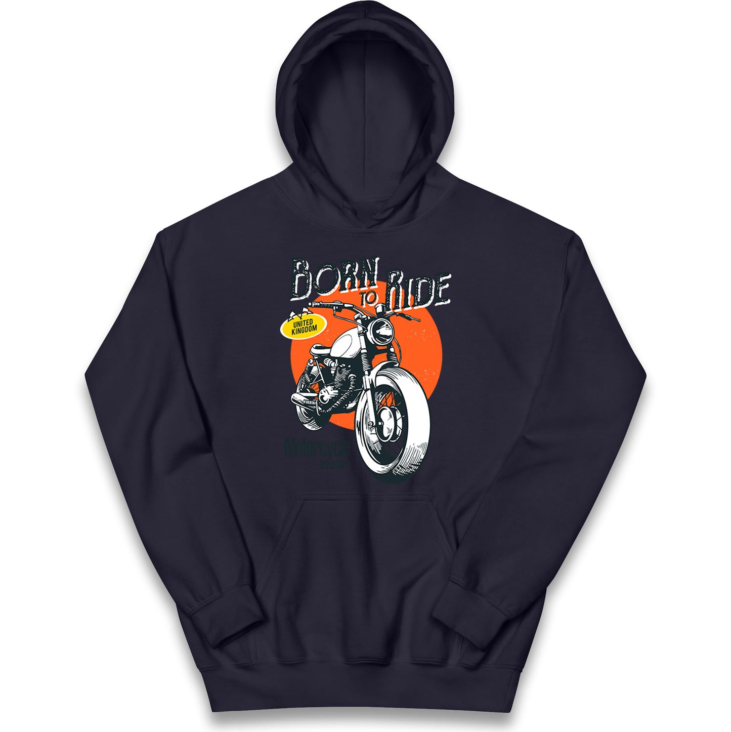 Born To Ride UK Kids Hoodie