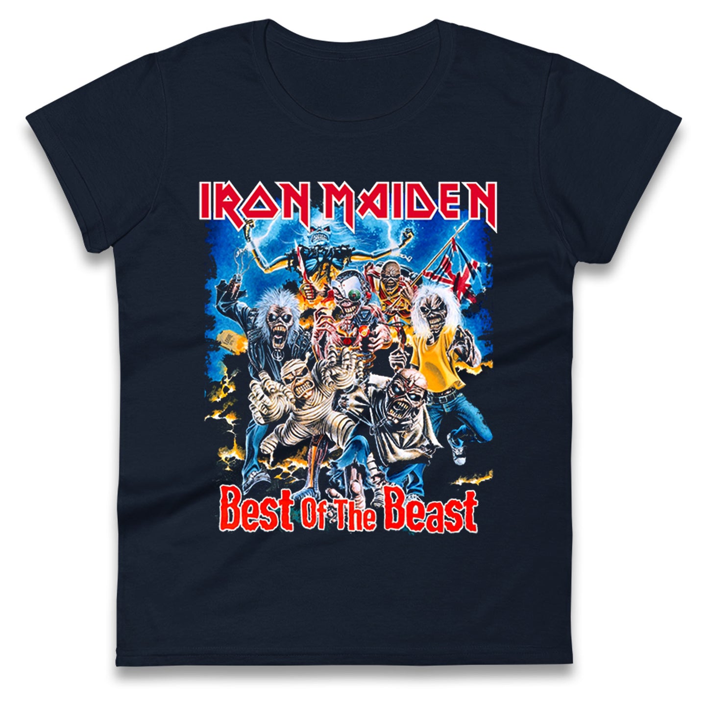 Iron Maiden Best Of The Beast Ladies T Shirt