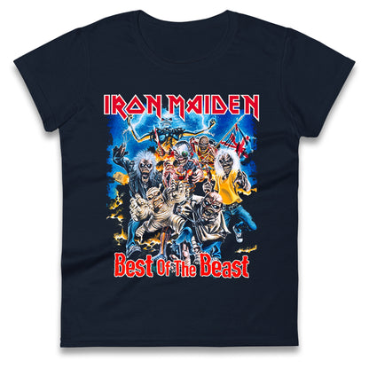 Iron Maiden Best Of The Beast Ladies T Shirt