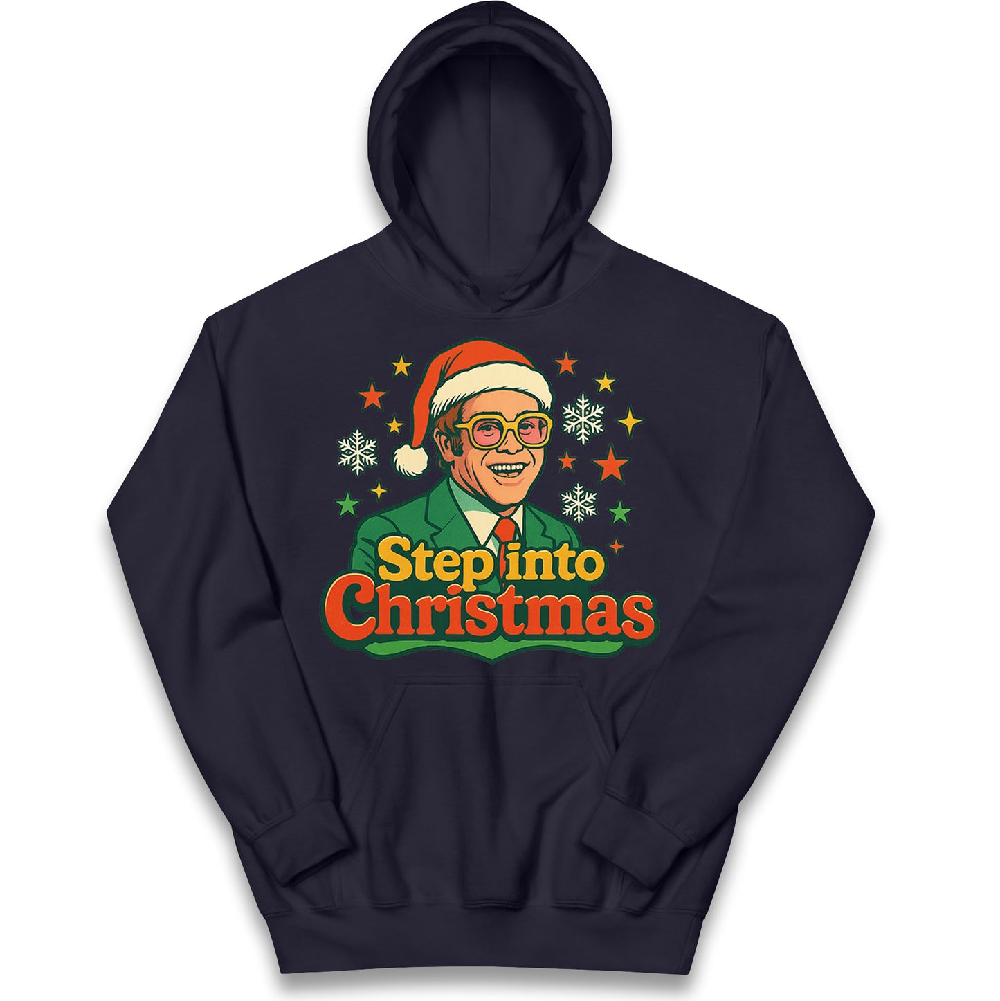 Elton John Christmas Kids Hoodie 