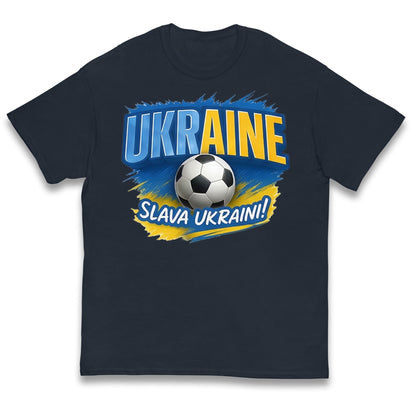 Ukraine Retro World Cup Kids T Shirt