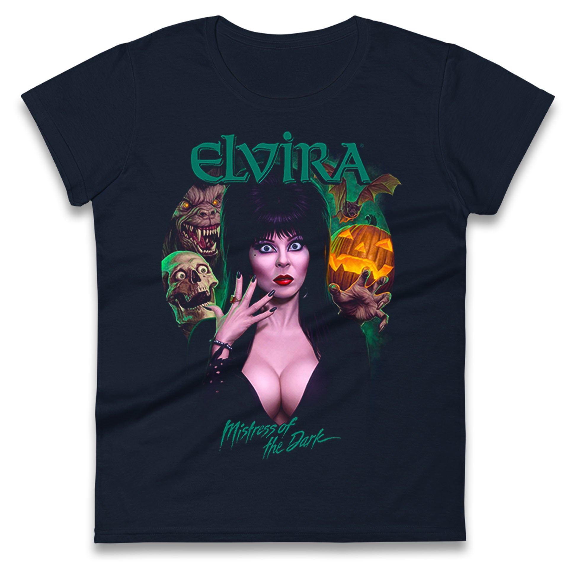 Elvira Mistress Of The Dark Ladies T Shirt