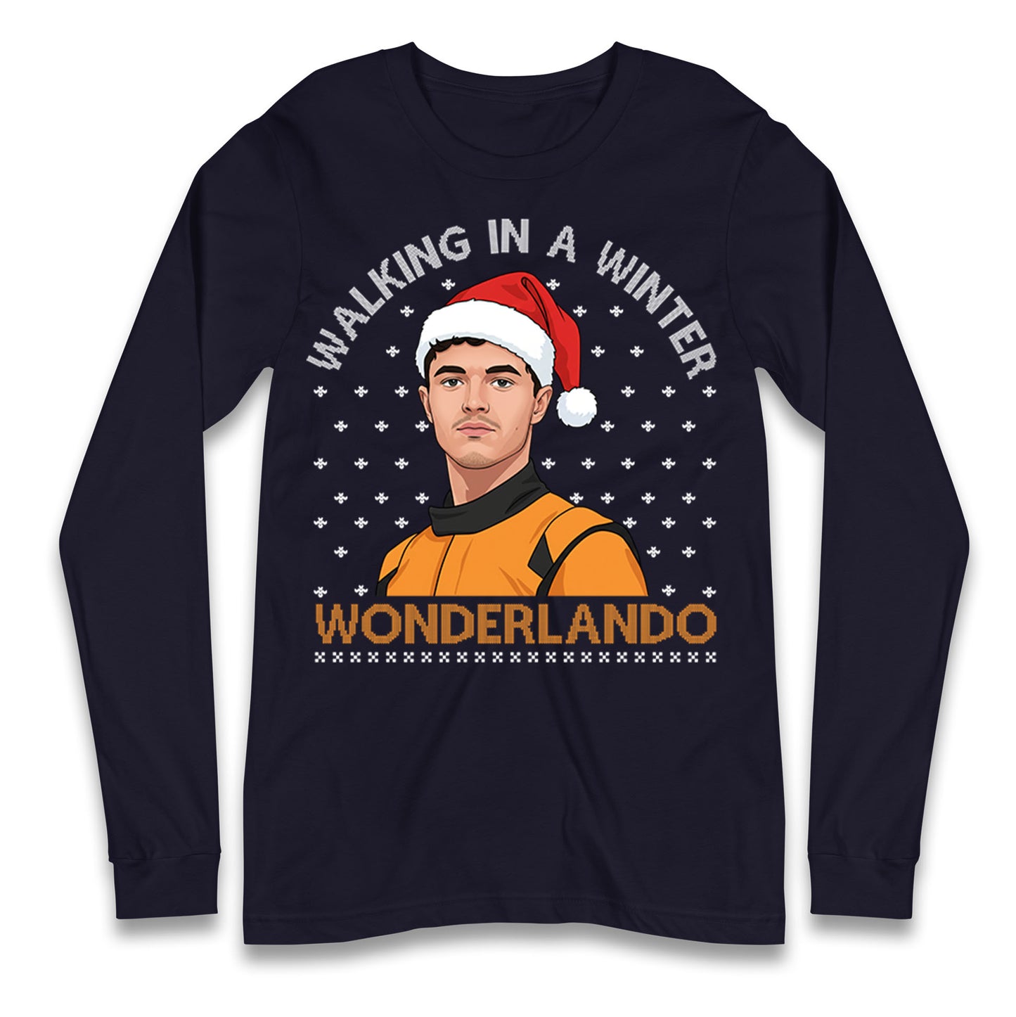 Lando Norris Christmas Longsleeve T Shirt