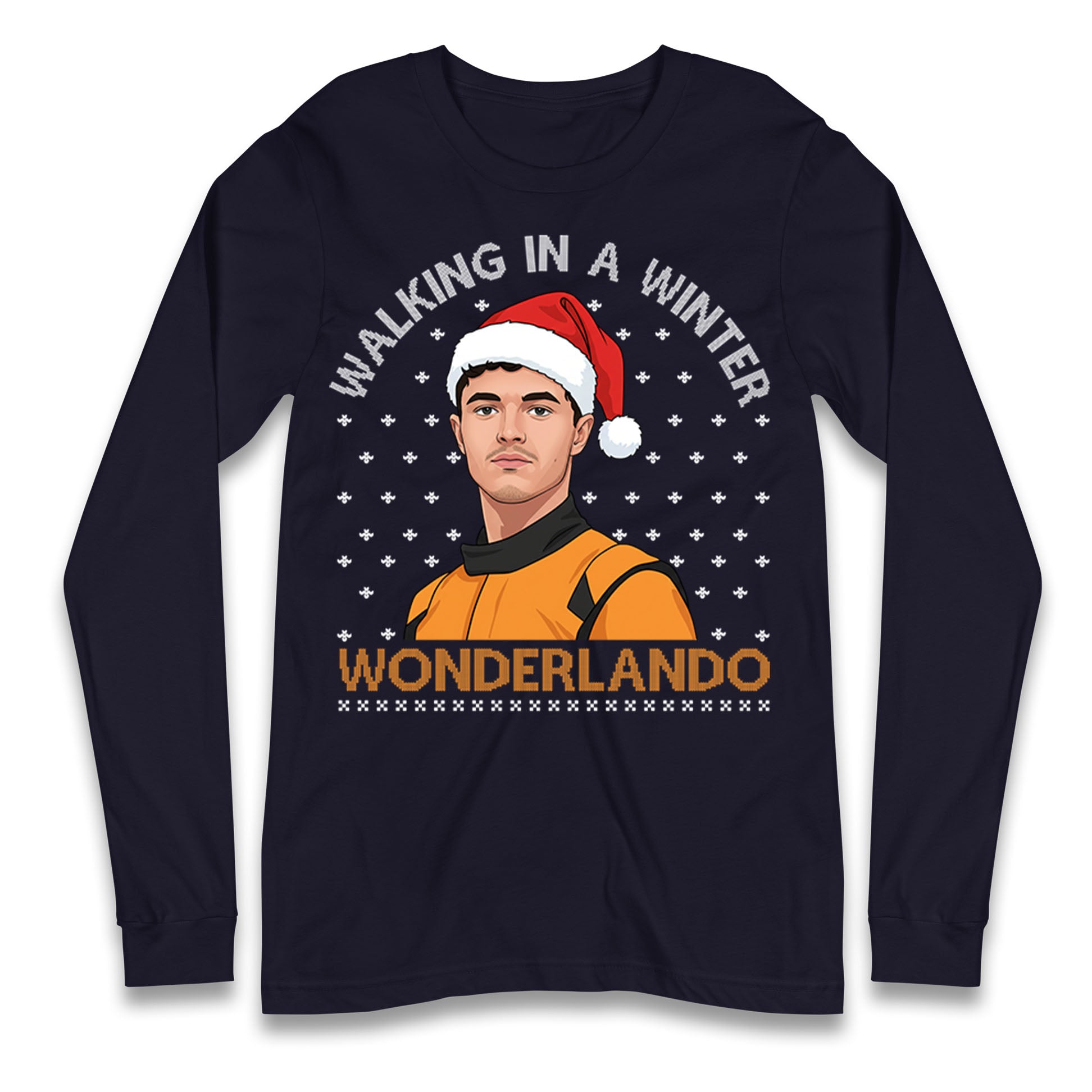 Lando Norris Christmas Longsleeve T Shirt