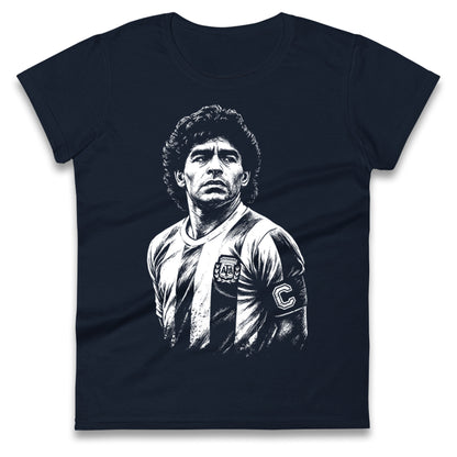 Maradona Argentina Ladies T Shirt