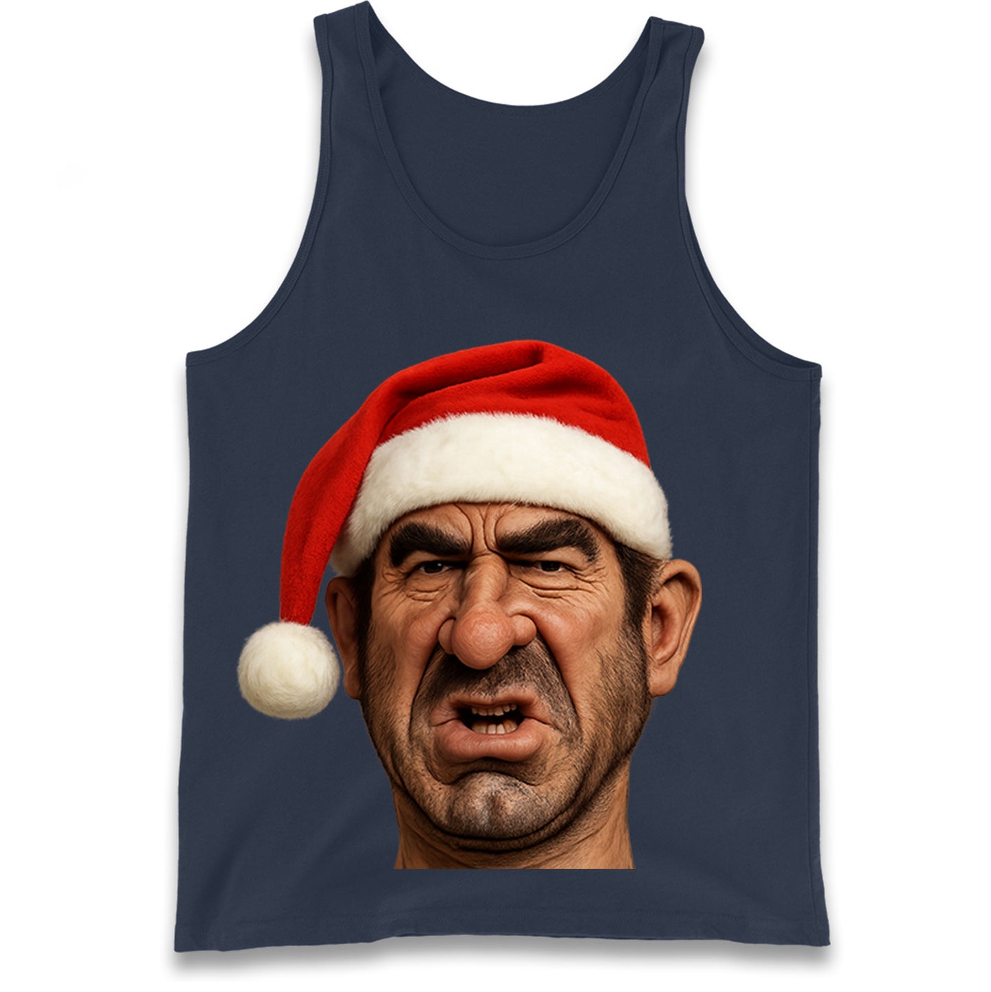 Eric Cantona Xmas Tank Top