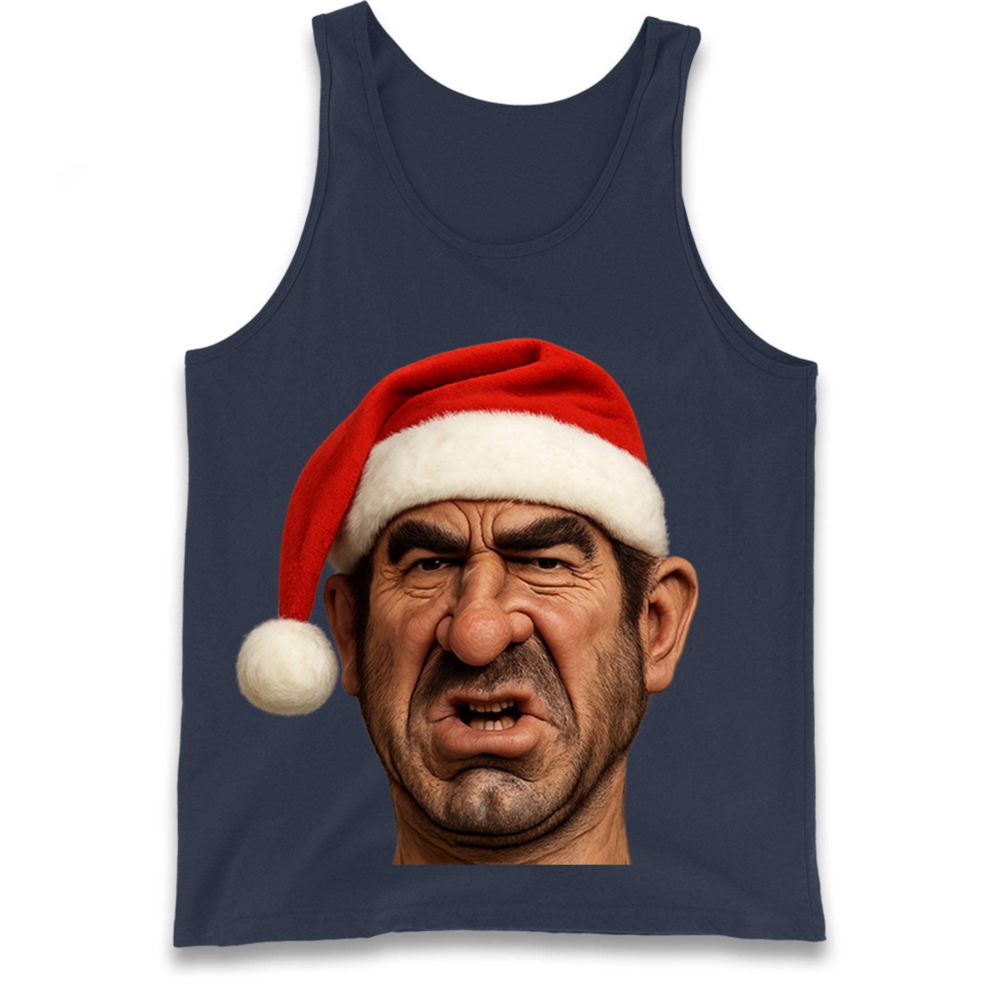 Eric Cantona Xmas Tank Top