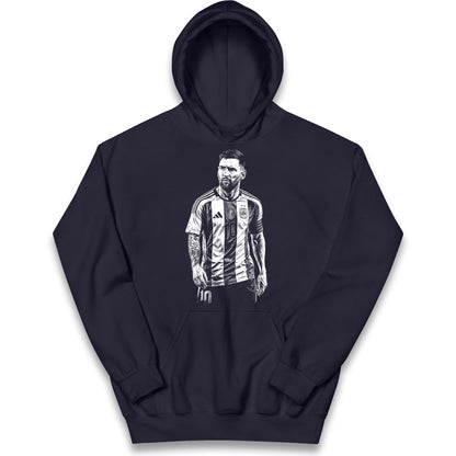 Lionel Messi Argentina Kids Hoodie