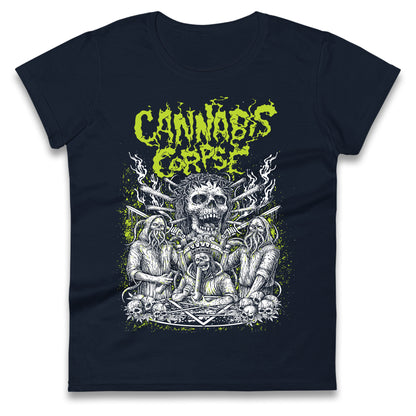 Cannabis Corpse Band Ladies T Shirt