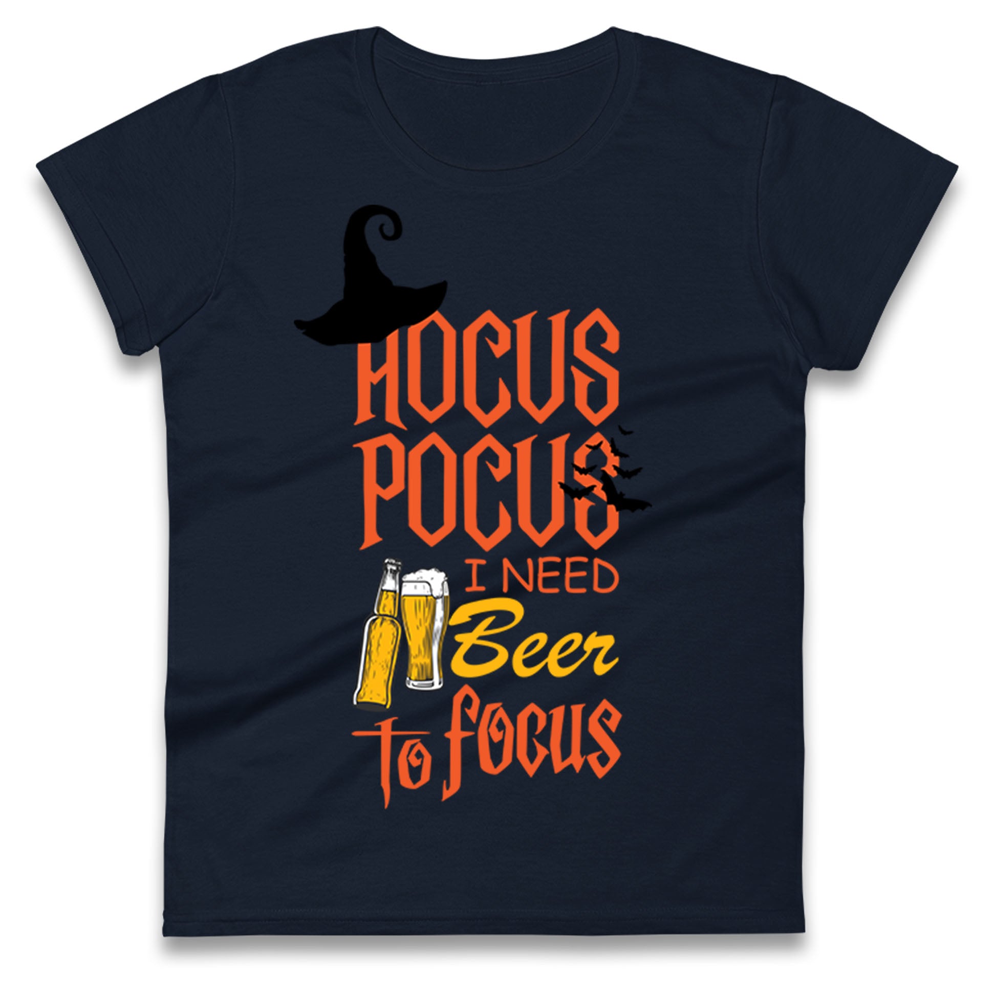 Hocus Pocus I Need Beer To Focus Halloween t shirt
