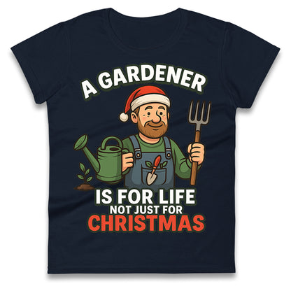Gardener Christmas Ladies T Shirt