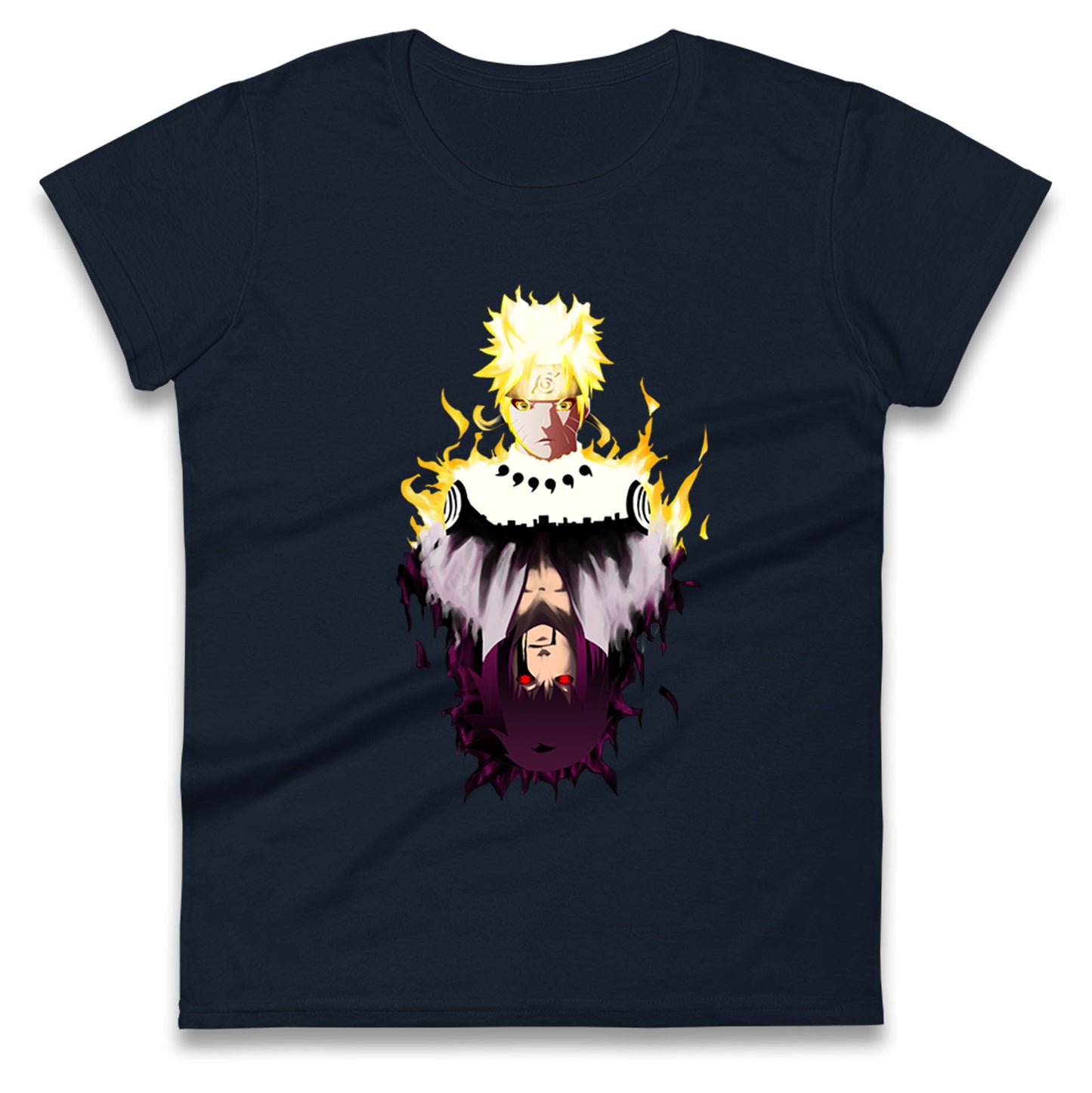 Naruto Uzumaki & Sasuke Uchiha Womens T Shirt