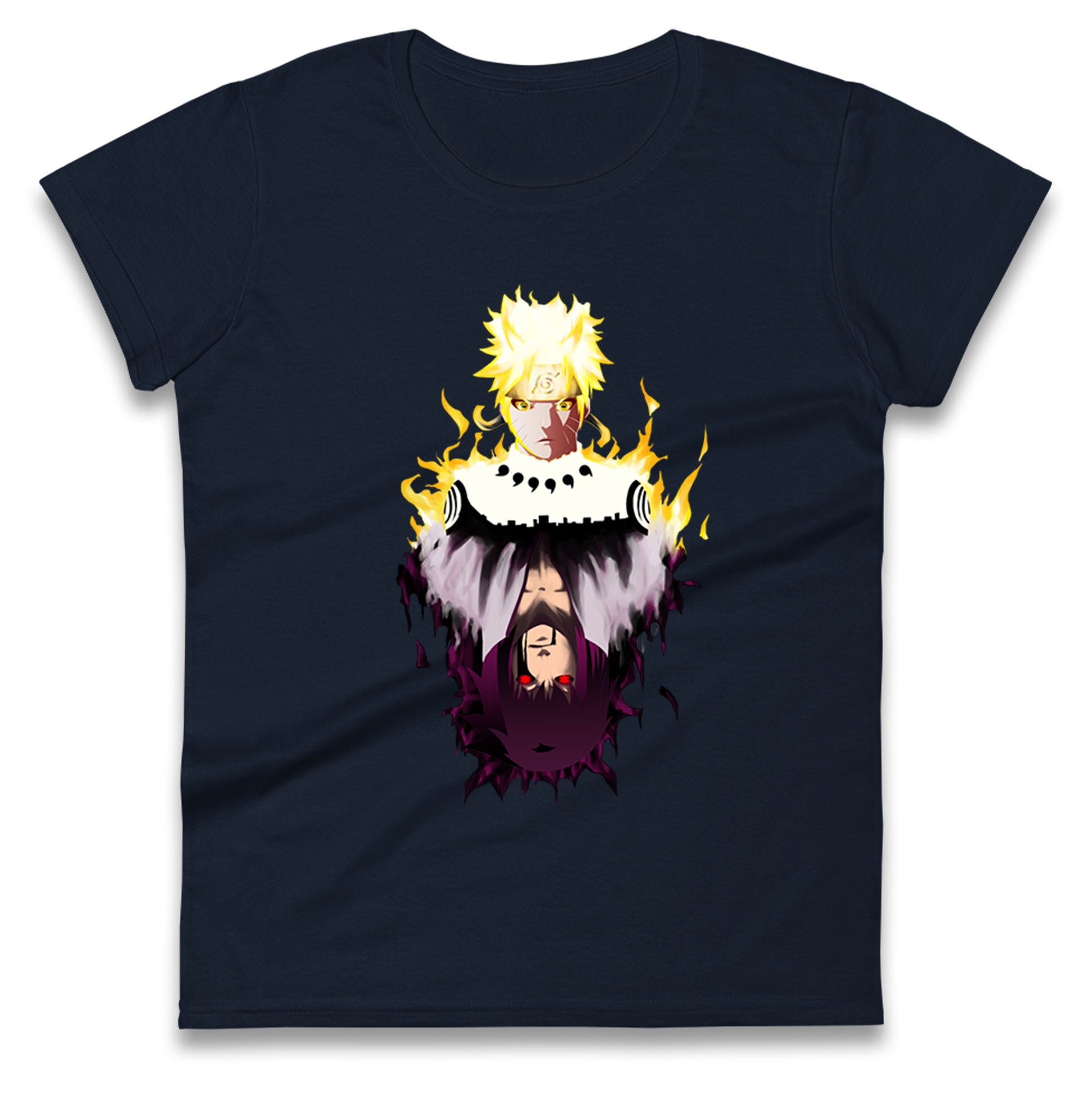 Naruto Uzumaki & Sasuke Uchiha Womens T Shirt