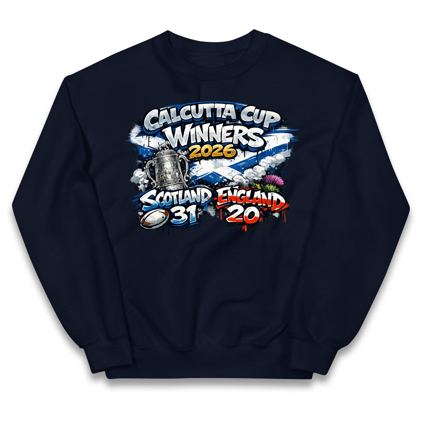 Scotland Calcutta Cup Winners 2026 Kids Jumper