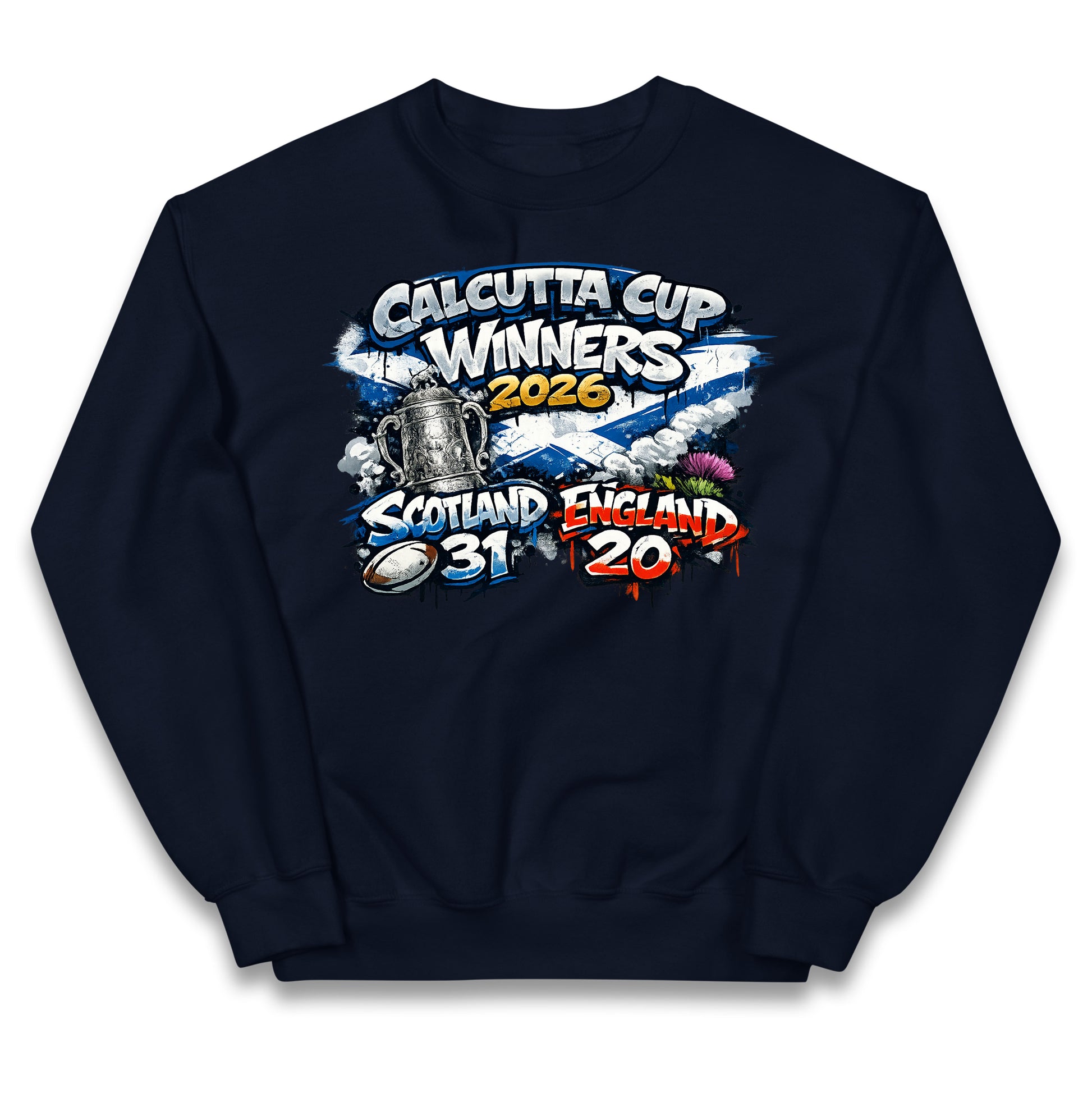 Scotland Calcutta Cup Winners 2026 Kids Jumper