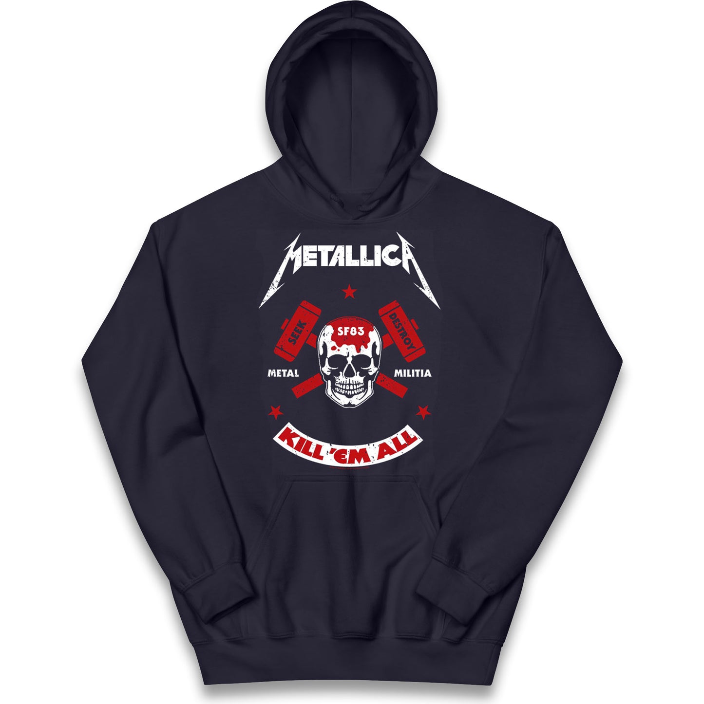 Metallica Seek Destroy Kids Hoodie 