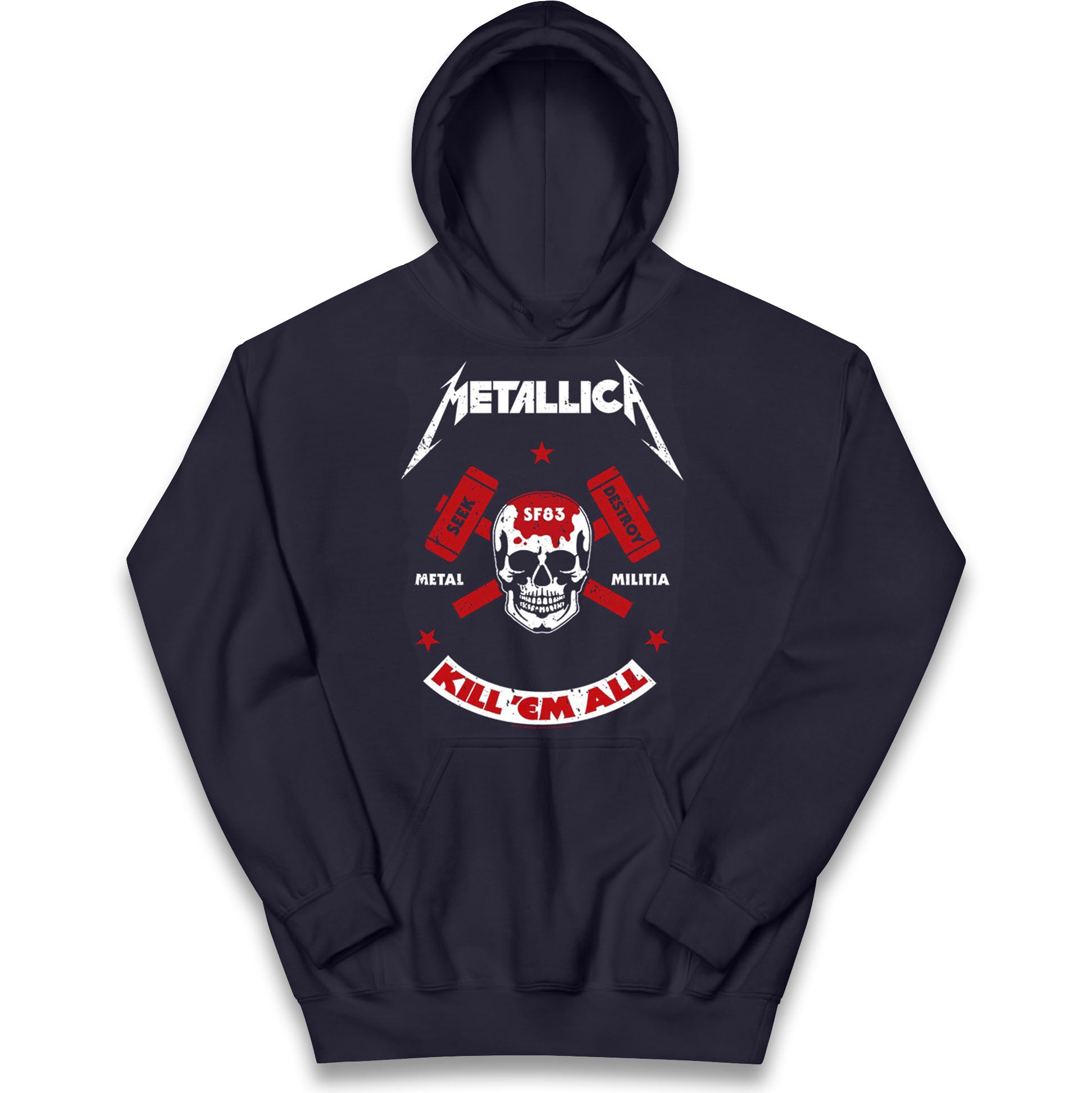 Metallica Seek Destroy Kids Hoodie 
