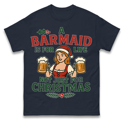 Barmaid Xmas T Shirt