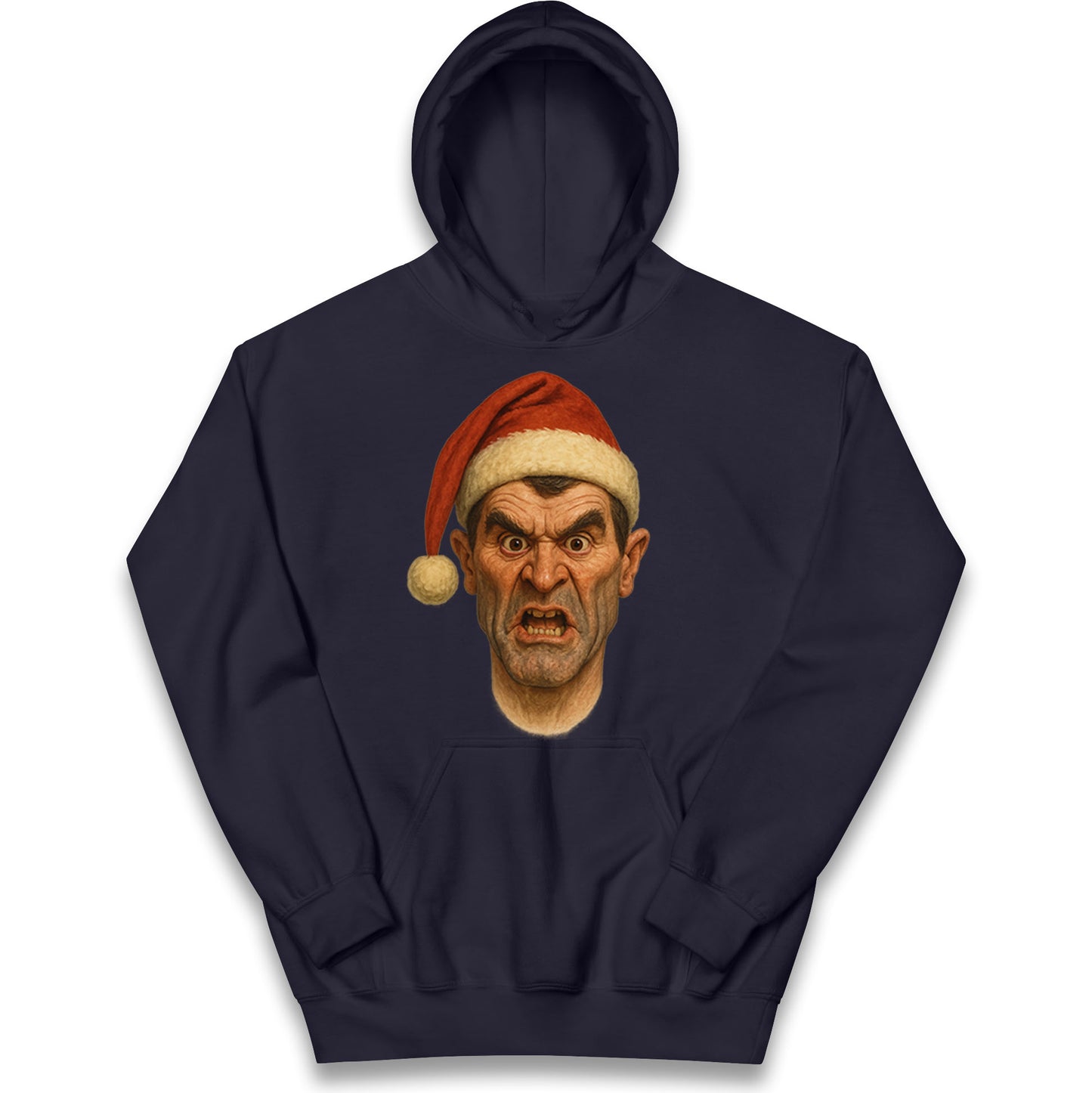 Roy Keane Spitting Image Christmas Kids Hoodie