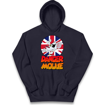 Danger Mouse Union Jack Kids Hoodie
