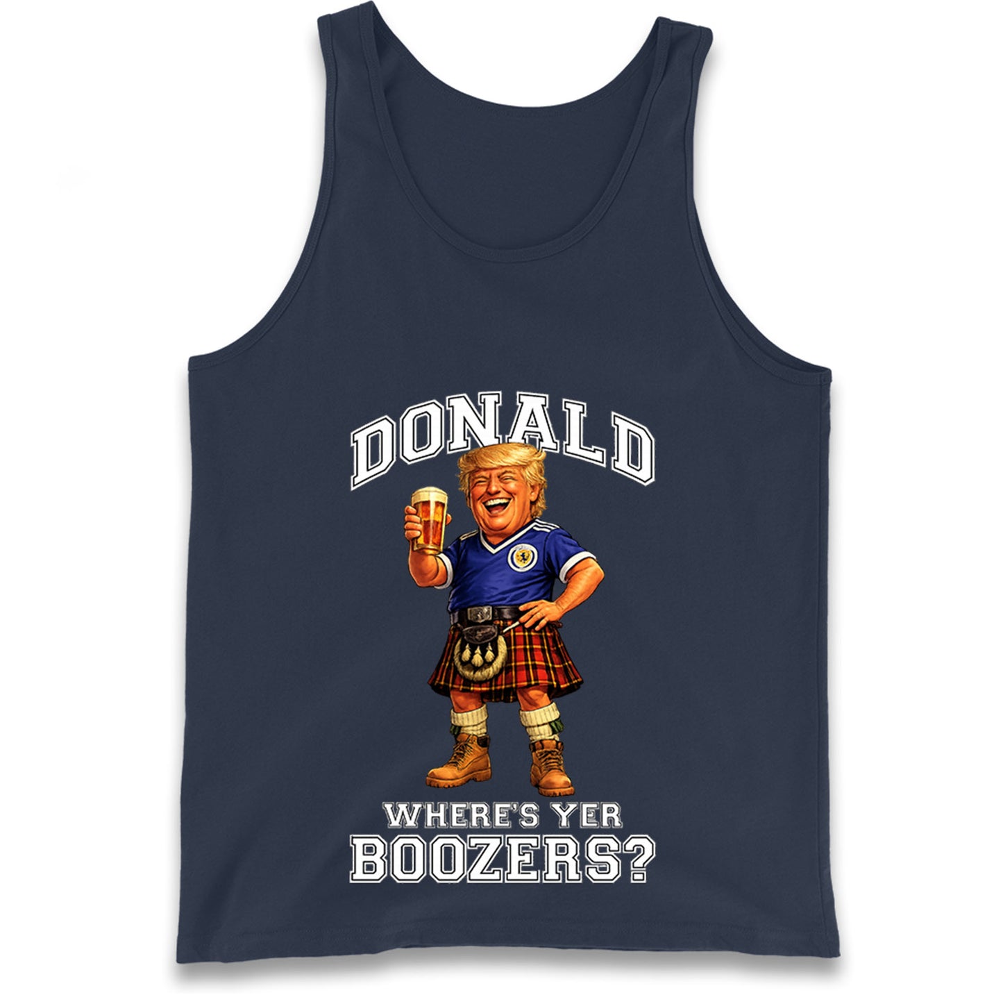 Donald Trump Scotland World Cup Tank Top