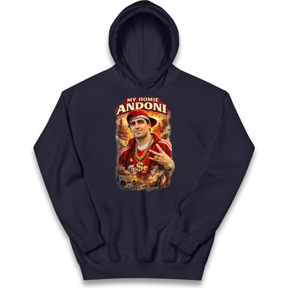 My Homie Andoni Iraola Liverpool Football Kids Hoodie